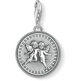 Thomas Sabo Charm-Anhänger Coin mit Engel Silber 1734-637-21