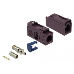 Delock FAKRA D jack 25 mm (long) for crimping