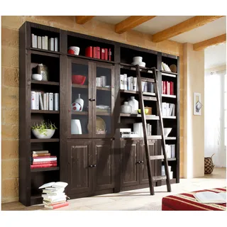 Home Affaire Bücherwand Bergen 255 x 27 x 213 cm Braun