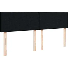 vidaXL Boxspringbett 140 x 200 cm Schwarz