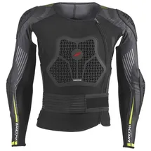 Zandona Protektorenjacke NetCube X8 3XL Schwarz / Gelb Fluo
