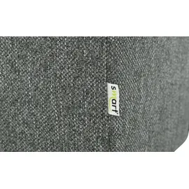 Smart Relaxsessel Valencia Mikrofaser 116 x 90 x 93 cm Grau