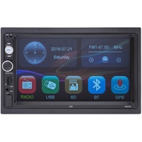 PNI V8270 2-DIN-Multimedia-Navigation mit MP5-GPS, 7-Zoll-Touchscreen, UKW-Radio, Bluetooth, Mirror (MirrorLink),