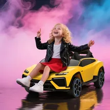 aiyaplay Kinder Elektroauto 12V Lamborghini Gelb