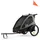 Kinderkraft NAVA WALK 2-in-1 Fahrradanhänger grau