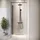 Badplaats Duschwand Rizani 100 x 200cm Glas Duschabtrennung Walk-In Dusche Nano Duschtrennwand Schwarz