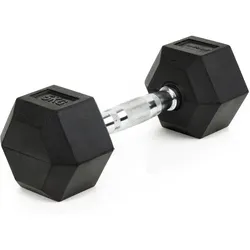 Kurzhantel Gummi Hex 5 kg Gewichtheben Unisex bunt 5kg