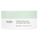 Ondo Beauty 36.5 Pflege Gesichtspflege Caffeine & Green Tea Antioxidant Eye Patches 90 ml