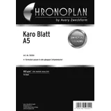 Chronoplan Ringbuch-Ergänzungsblätter DIN A5 50 Blatt Weiß
