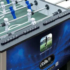 CARROMCO Tischfußball Kickertisch "Evolution-XT",blau,