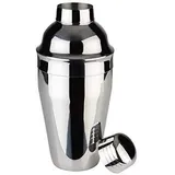 Buddy ́s Bar – Bar-Shaker „Classic“, hochwertiger 500 ml Shaker, Cocktailshaker, lebensmittelecht, spülmaschinenfest, inklusive Geschenkbox, Edelstahl poliert