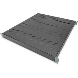 DIGITUS Fachboden mit variablen Befestigungsschienen zum Festeinbau in 483 mm (1