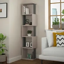 Decortie Bücherregal Piri 35 x 30 x 161 cm Beige