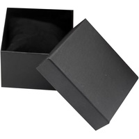 Cyrank Uhrenbox, Schwarze Uhren-Geschenkbox Mit Deckel Und Kissen Für Uhren, Schmuck, Armbänder