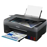 Canon PIXMA G3560 Drucker MegaTank Multifunktionsgerät nachfüllbar DIN A4 (Scanner, Kopierer, Fotodrucker, Farbtintenstrahldrucker, USB, WLAN, Print App, Cloud, LC Display) schwarz/grau