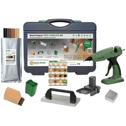 WoodRepair BCD 540 Holzreparatur Satz PROFI AKKU - Maschine mit Akku-Adapter für: DeWalt