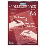 Stylex 10x Collegeblock DIN A4 Rechts & Linkshänder kariert