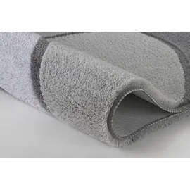 KLEINE WOLKE Badteppich Kent Grau 55 x 65 cm