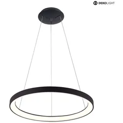Deko-Light LED Pendelleuchte MEROPE, 40cm, 30W, 3000/4000K, IP20, schwarz D-342190