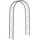 Outsunny Rosenbogen 125 x 37 x 230 cm Schwarz