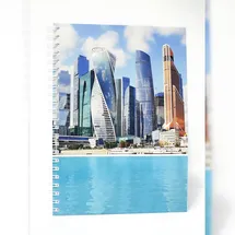 Adina Collegeblock Skyline A4 dotted Farbe