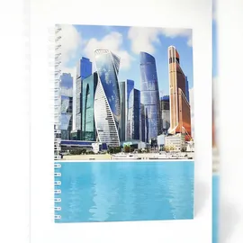 Adina Collegeblock Skyline A4 dotted Farbe