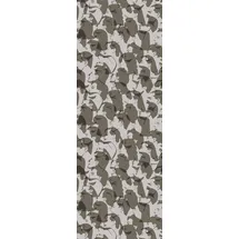 Queence Vinyltapete Benjamin 90x250 cm 0,9 kg grau 34193