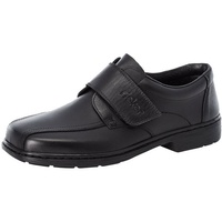 RIEKER 16760 Schuhe Herren Slipper extra weit - Schuhgröße:42 EU, Farbe:Schwarz