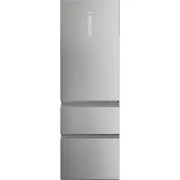 Haier HTW5618CNMG 3D 60 SERIE 5 Kühlgefrierkombination (C, 360 l, 1850 mm hoch, Edelstahl)