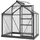 Outsunny Gewächshaus Aluminium Treibhaus mit Dachfenster 190 x 132B x 201H cm