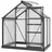 Outsunny Gewächshaus Aluminium Treibhaus mit Dachfenster 190 x 132B x 201H cm