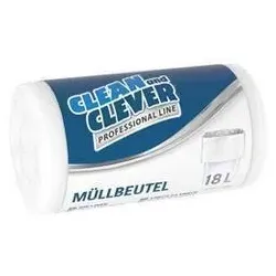Stammartikel Müllbeutel Professional Line Clean and Clever 18l weiß PRO 73