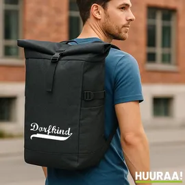 huuraa Kurierrucksack Dorfkind Schwarz