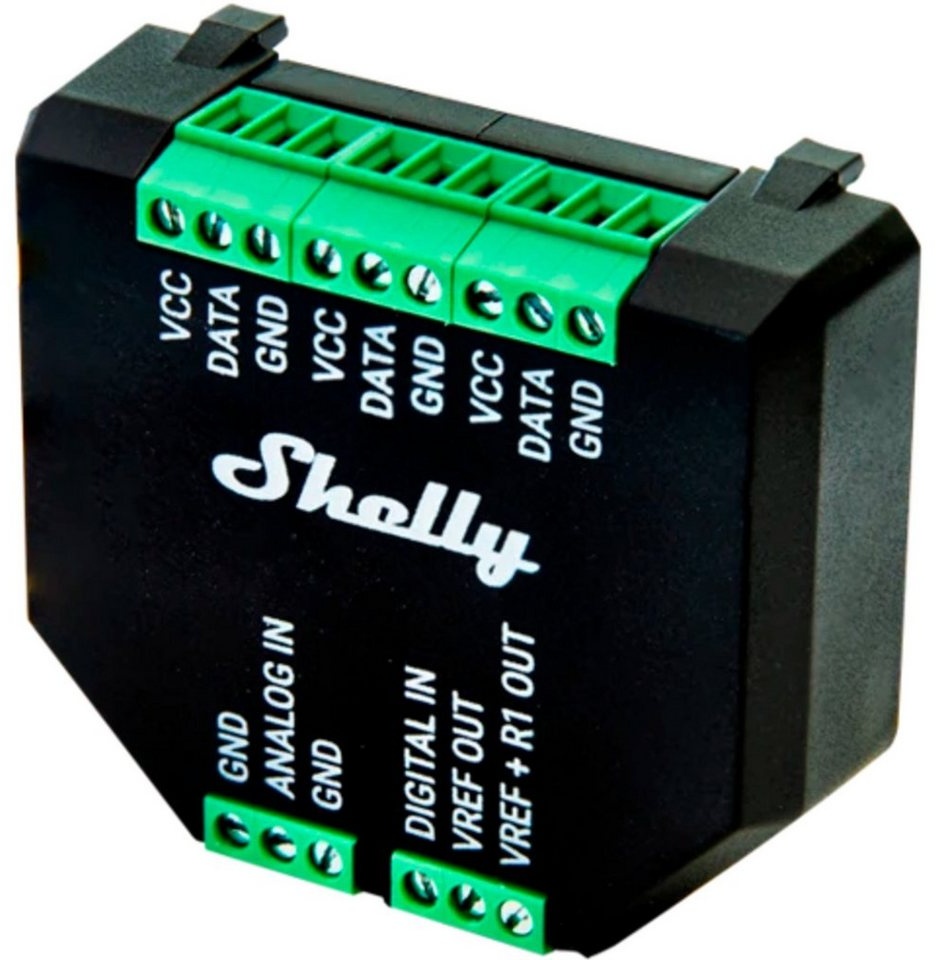 Produktbild Shelly Shelly Plus Add-on, Schnittstellenerweiterung Smart-Home-Zubehör schwarz