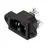 Bachmann Heißgeräte-Einbaustecker 155°C sw 918.170
