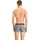 Puma Logo All-Over-Print Boxershorts dark grey melange/black M 2er Pack