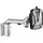 Novus SlatWall LM arm 0-2-1 Wandhalterung Silber
