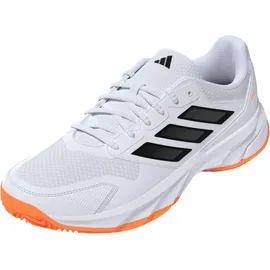 adidas CourtJam Control 3 Weiss/Orange 44