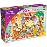 Lisciani 86627 Disney DF Maxi Floor Blancheneige Kinder, Schneewittchen Puzzle 24 Teile, 50 x 70 cm