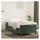 vidaXL Boxspringbett 100 x 200 cm Dunkelgrün