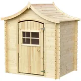 TIMBELA Spielhaus M550 Natur
