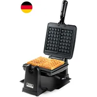DOMO DO9224W Waffeleisen - Doppelwaffeleisen Für Belgische Waffeln - Antihaftbes