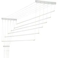 Kadax Deckenwäschetrockner, Wäschetrockner für die Decke 6, 6x120/weiß
