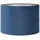Light & Living Lampenschirm Zylinder Velours Blau Ø 35cm