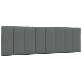 vidaXL Kopfteil-Kissen Hanko Dunkelgrau 160 cm Stoff