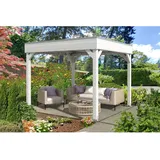 SKANHOLZ SKAN HOLZ Pavillon Toulouse 302 x 302 cm, Lasiert in weiß