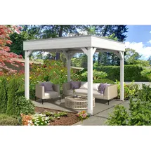 SKANHOLZ SKAN HOLZ Pavillon Toulouse 302 x 302 cm, Lasiert in weiß