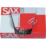 Sax Büroklammern 228, 20 mm 100er verzinkt Metalldraht