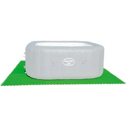 Schaumstoffmatte für ein Gartenschwimmbecken, Grün, 9 Stk. 78x78cm BESTWAY