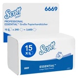 Scott Scott® Papierhandtücher 6669 1-lagig weiß L318xB200ca.mm f.9000 469 674